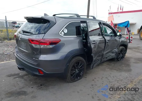 2019 Toyota Highlander Se z USA, uszkodzony, nr VIN 5TDJZRFH0KS705182